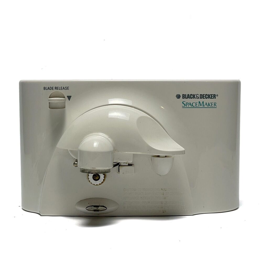 Vintage Black & Decker SpaceMaker Under Cabinet Can Opener EC75